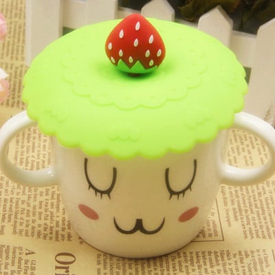 1db szilikon csésze fedelek hőálló, újrafelhasználható zárt burkolatú konyhai kiegészítők teáscsésze szívósapka Szivárgásmentes csészék fedél