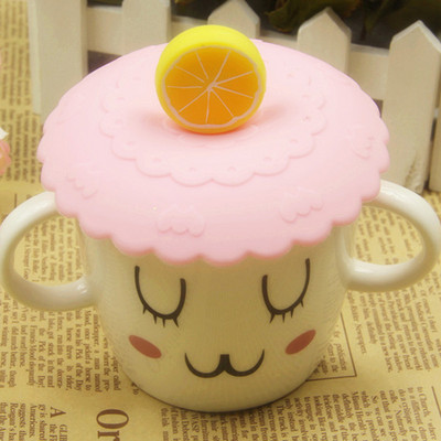 1db szilikon csésze fedelek hőálló, újrafelhasználható zárt burkolatú konyhai kiegészítők teáscsésze szívósapka Szivárgásmentes csészék fedél