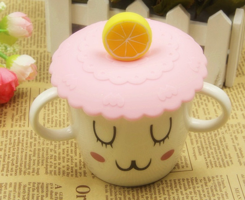 1db szilikon csésze fedelek hőálló, újrafelhasználható zárt burkolatú konyhai kiegészítők teáscsésze szívósapka Szivárgásmentes csészék fedél