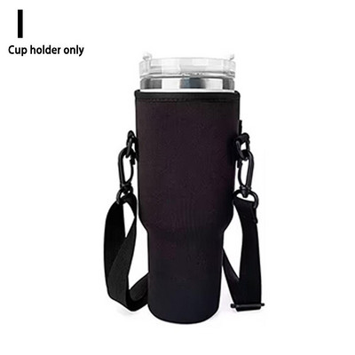 Μεταφορέας μπουκαλιών νερού με τσέπη τηλεφώνου για απλό μοντέρνο ποτήρι Stanley 40 Oz με σβήσιμο λαβής για περπάτημα ταξιδεύοντας O3B7