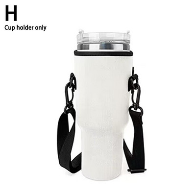 Μεταφορέας μπουκαλιών νερού με τσέπη τηλεφώνου για απλό μοντέρνο ποτήρι Stanley 40 Oz με σβήσιμο λαβής για περπάτημα ταξιδεύοντας O3B7