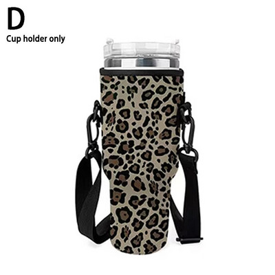 Μεταφορέας μπουκαλιών νερού με τσέπη τηλεφώνου για απλό μοντέρνο ποτήρι Stanley 40 Oz με σβήσιμο λαβής για περπάτημα ταξιδεύοντας O3B7