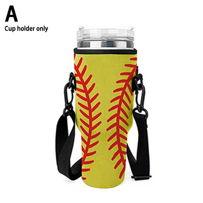 Μεταφορέας μπουκαλιών νερού με τσέπη τηλεφώνου για απλό μοντέρνο ποτήρι Stanley 40 Oz με σβήσιμο λαβής για περπάτημα ταξιδεύοντας O3B7