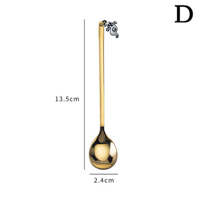 Helovino nerūdijančio plieno šaukšto ir šakutės rinkinys, raganos formos pakabukas virtuvės reikmenys, kavos ledai desertinis arbatos maišymo šaukštas