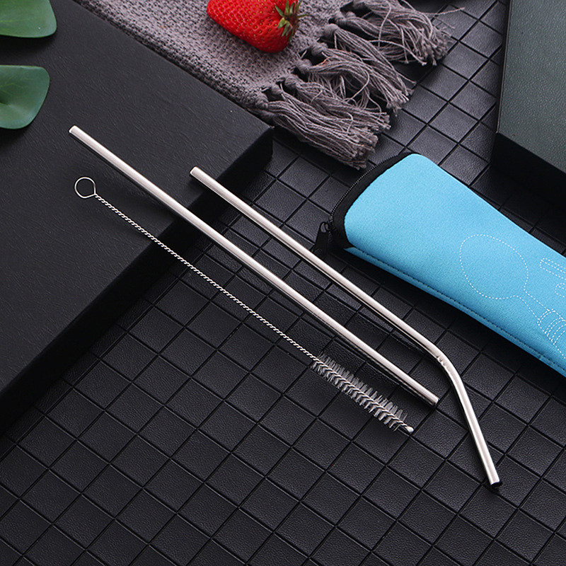 8 vnt. stalo reikmenys, nešiojami spausdinti nerūdijančio plieno šaukštai šakutės kepsnių peilių rinkiniai Kelioniniai stalo įrankiai su maišeliu