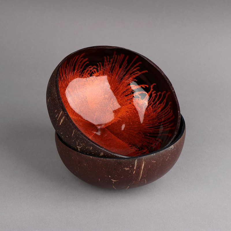 Mosaic Key Virtuvės reikmenys Senoviniai dalykėlių riešutų stalo reikmenys Saldainių indai laikymo indai Kokoso kevalų dubenys