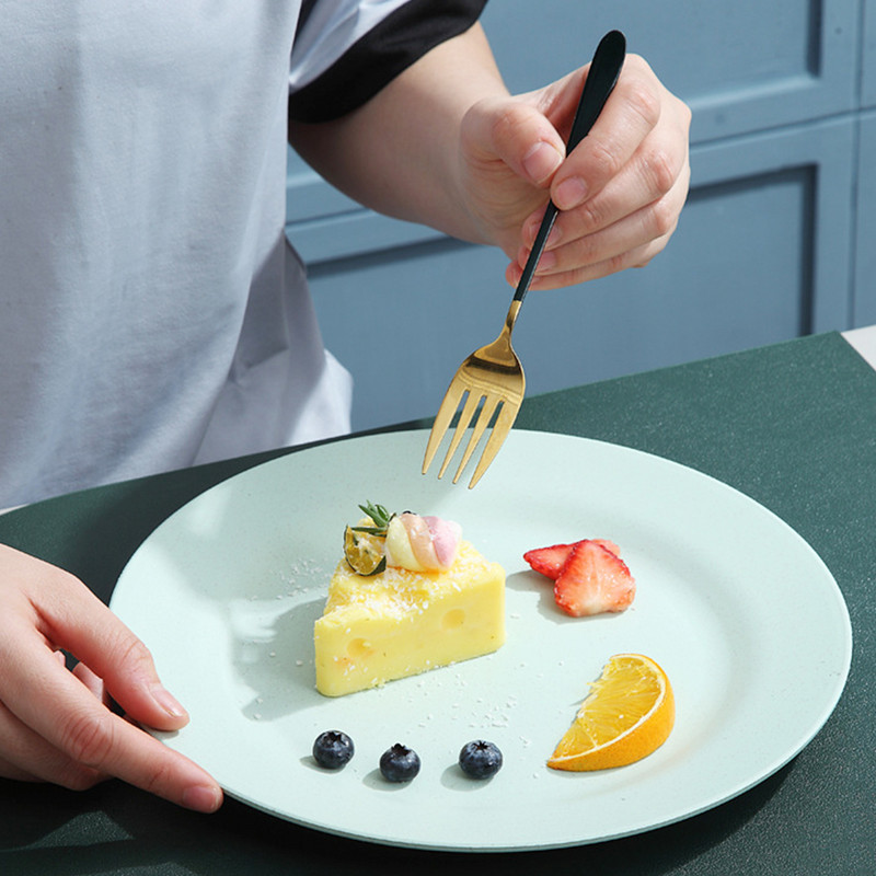 Nisuõlgedest õhtusöögitaldrik Purunematu korduvkasutatav kergekiust magustoidulauanõud Pitsakandik Nõud Kauss Köögitarbed 25 cm