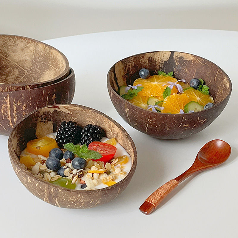 Dekor Reggeli Saláta Tálalás Natúr kókuszos Joghurtos Desszert Zabpehely tál Esküvői Falatok Előétel Tál étkészlet