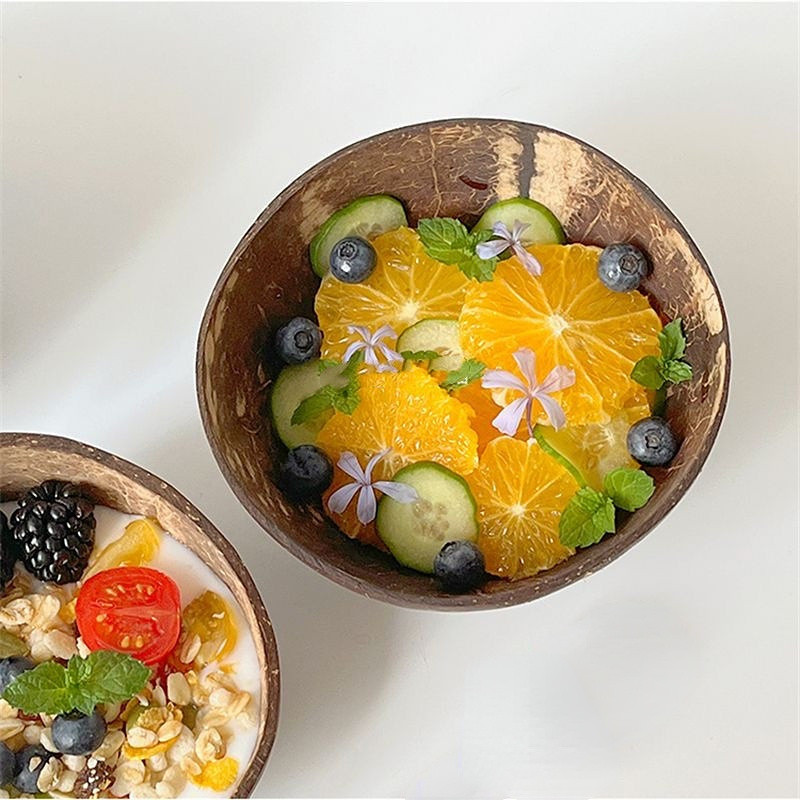 Dekor Reggeli Saláta Tálalás Natúr kókuszos Joghurtos Desszert Zabpehely tál Esküvői Falatok Előétel Tál étkészlet