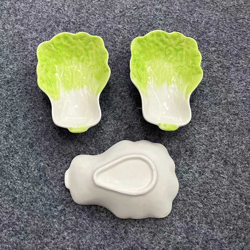 Buitinis keraminis kopūstų sojos padažo patiekalas acto skonio lėkštė karštas puodas prieskonių panardinimo indai Maži šalti daržovių dubuo