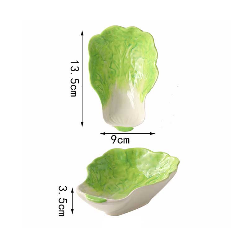 Buitinis keraminis kopūstų sojos padažo patiekalas acto skonio lėkštė karštas puodas prieskonių panardinimo indai Maži šalti daržovių dubuo
