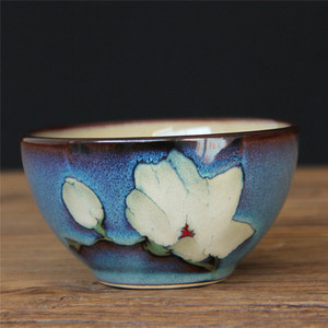 Loomingulised ja isikupärased keraamilised lauanõud majapidamises kasutatav riisikauss väike köögiviljakauss Jaapani stiilis ja tuuleahju glasuur