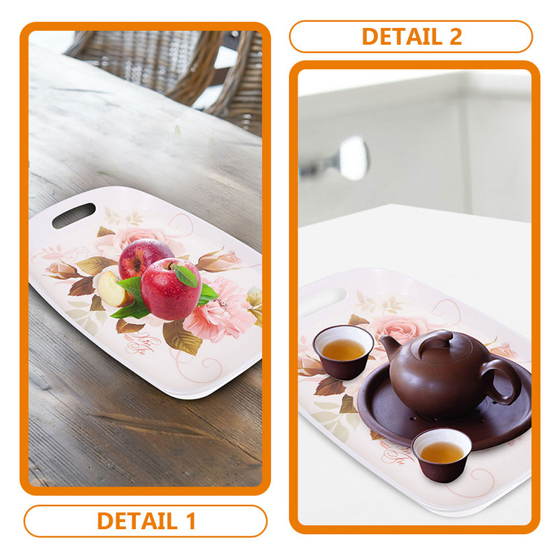 Tavă binaurală Masă Bol Depozitare Desert Aprovizionare Camping Tacâmuri Nuci Servire Cafea Farfurie Fructe