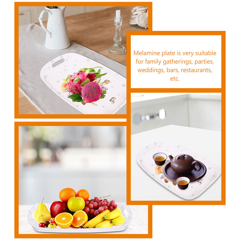 Tavă binaurală Masă Bol Depozitare Desert Aprovizionare Camping Tacâmuri Nuci Servire Cafea Farfurie Fructe