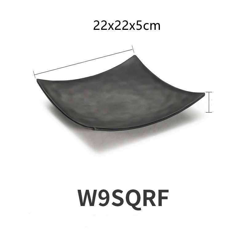 1 τμχ Πλαστικό τετράγωνο πιάτο Πιάτο Βαπτίσματος Σπίτι Κουζίνα Επιτραπέζιο σκεύος μπάρμπεκιου Πιάτα για πικνίκ Προμήθειες μπαρ Επιδόρπιο κέικ Πιάτα με φρούτα