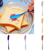 304 Nerūdijančio plieno sviesto peilis sūris Desertų uogienių plokštelės Kremo aukso juodo rožinio aukso peiliai Vakarų stalo įrankiai pusryčių įrankis