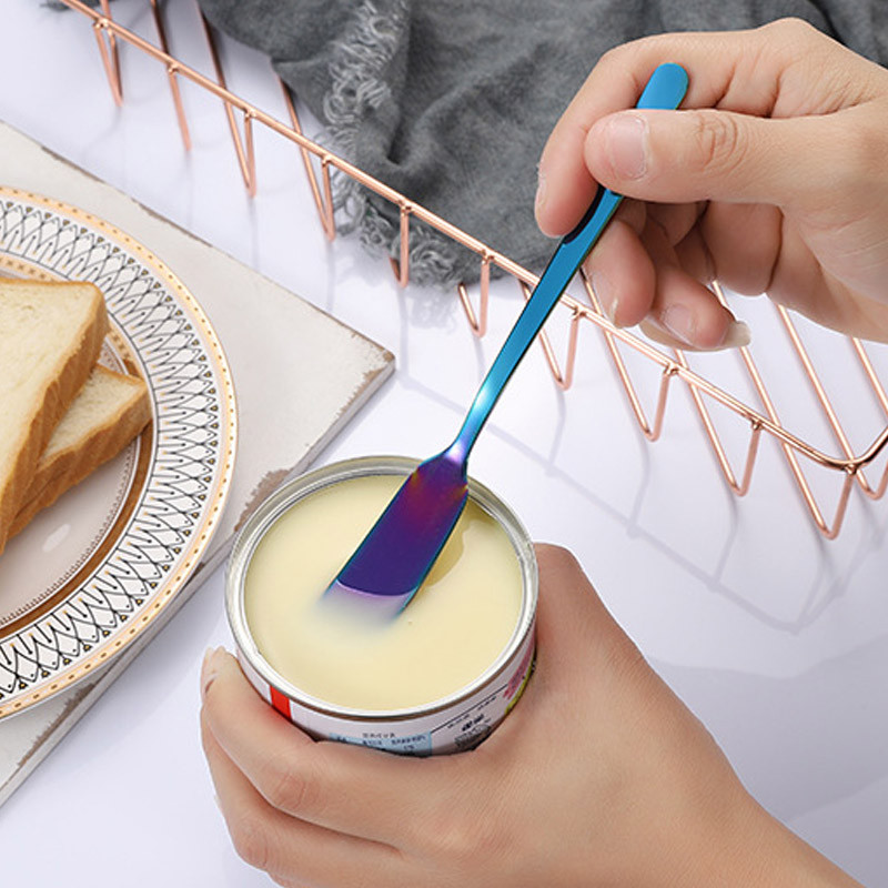 304 Nerūdijančio plieno sviesto peilis sūris Desertų uogienių plokštelės Kremo aukso juodo rožinio aukso peiliai Vakarų stalo įrankiai pusryčių įrankis