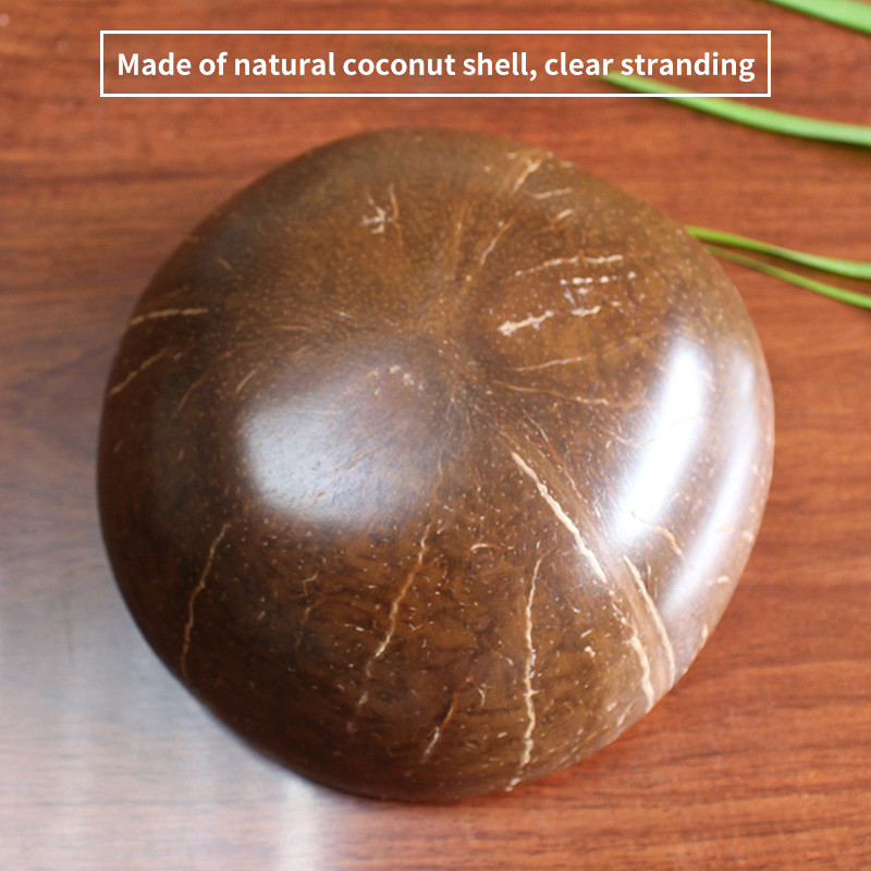 Kókuszos tálak Fából csiszolt gyümölcssaláta tészta rizstál bio kókuszolajjal Természetes diótálak Konyhai eszköz