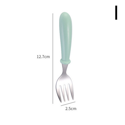 Lastele mõeldud lusikakahvlikomplekt, kaasaskantav lauanõu, kaasaskantav reisikandja, roostevabast terasest karbiga