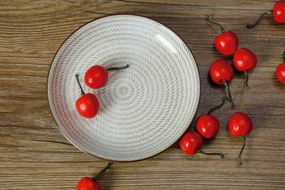 Juostelės geometrijos lėkštės kvapiosios padažo indai lėkštė suši Desertinis patiekalas Kūrybiški mažo dydžio užkandžiai 4 colių ir 4 raštų/ rinkinys ~