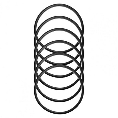 Saugių puodelių sandarinimo žiedai Nesandariai silikono tarpiklių keitimo rinkinys vandens puodeliams 6 ekologiški maistiniai O žiedai, kad būtų lengviau