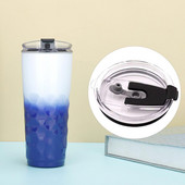 Husă sigură pentru pahare pentru mașină, convenabil de utilizat, orificiu pentru paie, detașabil, pentru pahare, de calitate alimentară, protecție pentru paie.