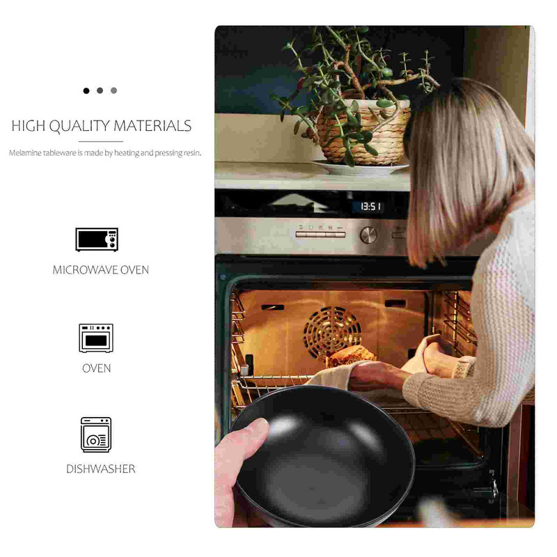 Japoniškų ramen makaronų dubenėlių rinkinys sriubos salotoms ir ryžiams – azijietiški melamino dubenys Miso Pho ir vaisių desertams