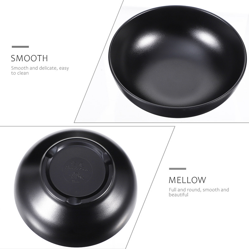 Japoniškų ramen makaronų dubenėlių rinkinys sriubos salotoms ir ryžiams – azijietiški melamino dubenys Miso Pho ir vaisių desertams