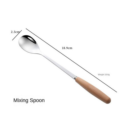 Μαχαίρι γιαπωνέζικο στυλ Ξύλινη λαβή από ανοξείδωτο ατσάλι Πιρούνι μαχαιριού Κουτάλι Western Food Steak Μαχαίρι Επιτραπέζια σκεύη Chopsticks Πιρούνι για επιδόρπιο φρούτων