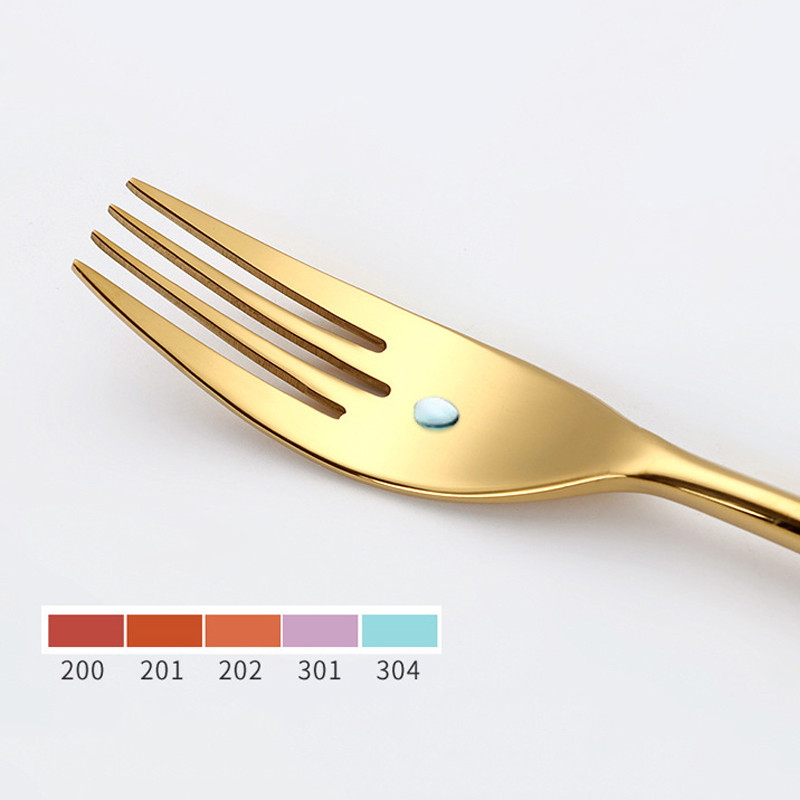 4 tk söögiriistade komplekt 18/10 roostevabast terasest lauanõud nuga kahvel lusikas ümmarguse käepidemega helekuldsed söögiriistad luksusliku õhtusöögi tarviku kingitus