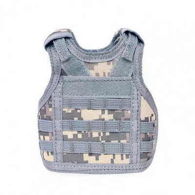 Kelioninė alaus rankovė Karinio stiliaus alaus butelio liemenės dangtelis su reguliuojamais pečių dirželiais Miniatiūrinė rankovė, skirta individualizuoti