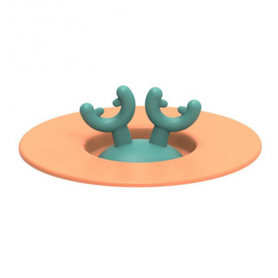 Animacinio filmo Antler dulkėms atsparus puodelio dangtelis Silikoninis puodelis Keraminis puodelis Nelaidus sandariklis dubenėlio dangtelis Triušio ausys Daugiafunkcis puodelio dangtelis