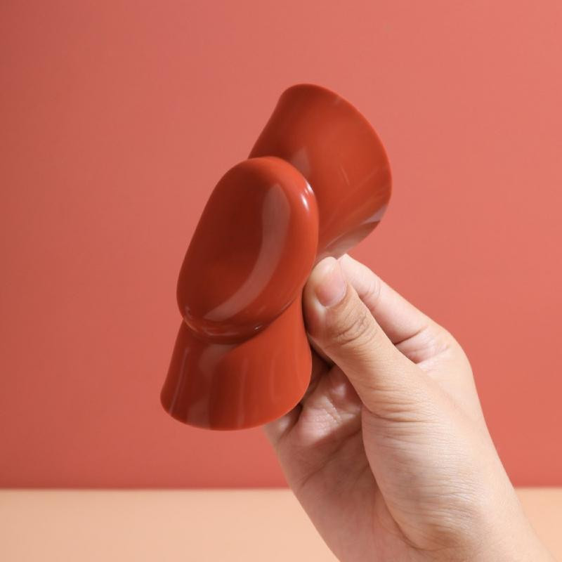 Animacinio filmo Antler dulkėms atsparus puodelio dangtelis Silikoninis puodelis Keraminis puodelis Nelaidus sandariklis dubenėlio dangtelis Triušio ausys Daugiafunkcis puodelio dangtelis