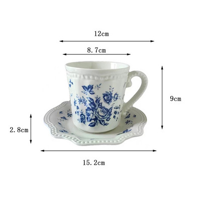 Kaasaegne keraamiline taldrik käsitsi maalitud lillekujundus Pärastlõunatee puuviljasalatitaldrikud Euroopa lääne restorani lauale mõeldud magustoiduroog