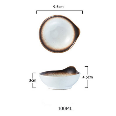 FANCITY pehmendusnõu sojakaste äädikanõu loominguline keraamiline sushi suupistenõu köögimaterjal roog väike kauss