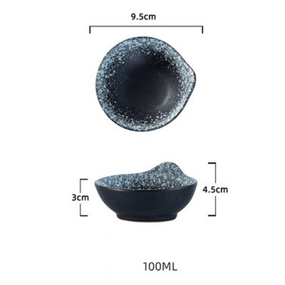 FANCITY pehmendusnõu sojakaste äädikanõu loominguline keraamiline sushi suupistenõu köögimaterjal roog väike kauss