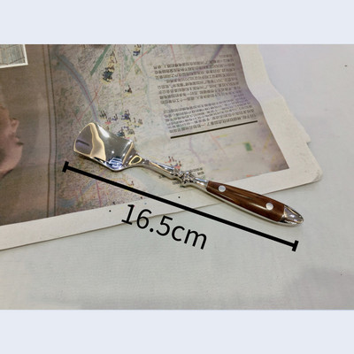 Villa kanál kés fa nyéllel étkészlet étkészlet konyhai evőeszköz evőeszköz kellékek 1 db rozsdamentes acél