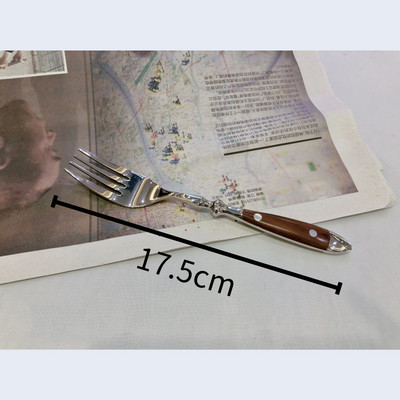 Villa kanál kés fa nyéllel étkészlet étkészlet konyhai evőeszköz evőeszköz kellékek 1 db rozsdamentes acél