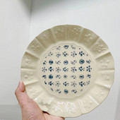 Elegantiškas porcelianinis vestuvinių lėkščių rinkinys Gimtadienio japoniškų desertų salotų rinkinys Pusryčių reikmenys Stalo reikmenys OA50PS