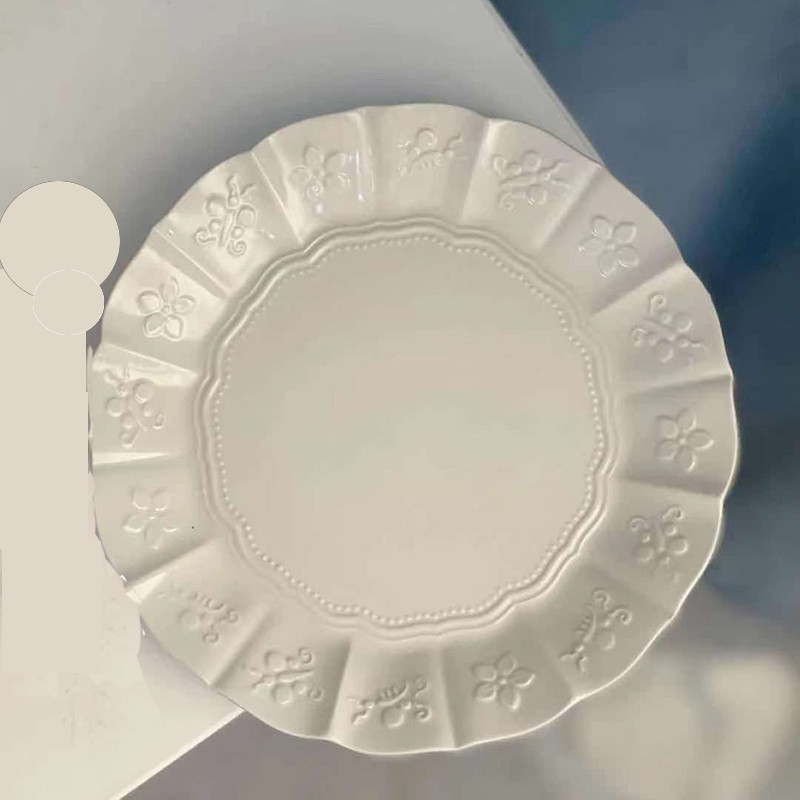 Elegantiškas porcelianinis vestuvinių lėkščių rinkinys Gimtadienio japoniškų desertų salotų rinkinys Pusryčių reikmenys Stalo reikmenys OA50PS