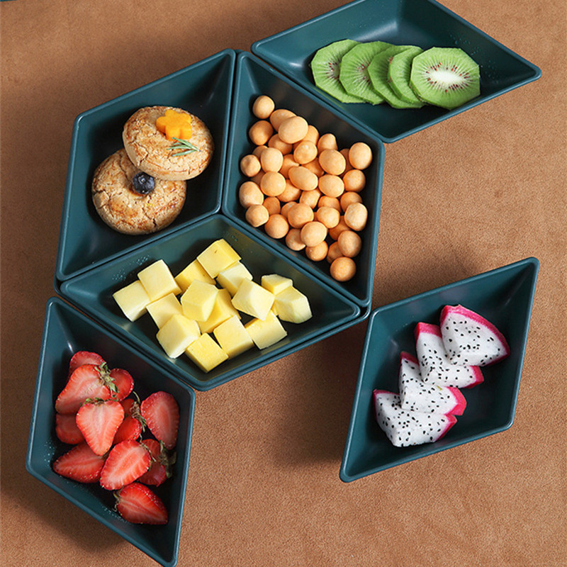 Δημιουργικά πιάτα από άχυρο σιταριού Άθραυστα πιάτα δείπνου Πιάτο πολύγωνο Πιάτο με γεύση σνακ φρούτων Πλυντήριο πιάτων Πλυντήριο μικροκυμάτων