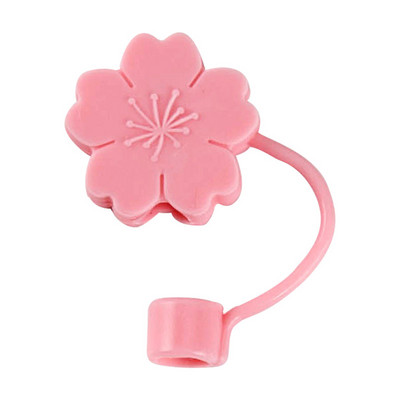 Mielas silikoninis šiaudų dulkėms atsparus kištukas, daugkartinis minkštas silikoninis šiaudų dangtelis puodelių šiaudelių priedams