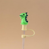 Κάλυμμα σκόνης βύσματος άχυρου σιλικόνης 7mm-8mm για ανοξείδωτο ατσάλι άχυρο γυαλί άχυρο Cartoon Dust Cap Straw Εργαλεία σφράγισης