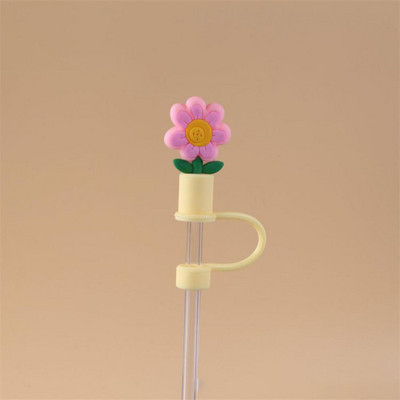 Κάλυμμα σκόνης βύσματος άχυρου σιλικόνης 7mm-8mm για ανοξείδωτο ατσάλι άχυρο γυαλί άχυρο Cartoon Dust Cap Straw Εργαλεία σφράγισης