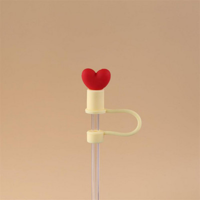 Κάλυμμα σκόνης βύσματος άχυρου σιλικόνης 7mm-8mm για ανοξείδωτο ατσάλι άχυρο γυαλί άχυρο Cartoon Dust Cap Straw Εργαλεία σφράγισης