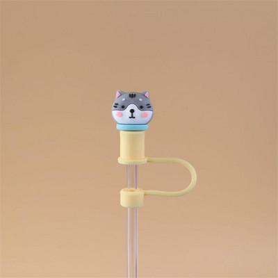 Κάλυμμα σκόνης βύσματος άχυρου σιλικόνης 7mm-8mm για ανοξείδωτο ατσάλι άχυρο γυαλί άχυρο Cartoon Dust Cap Straw Εργαλεία σφράγισης