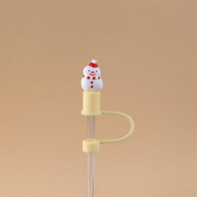 Κάλυμμα σκόνης βύσματος άχυρου σιλικόνης 7mm-8mm για ανοξείδωτο ατσάλι άχυρο γυαλί άχυρο Cartoon Dust Cap Straw Εργαλεία σφράγισης