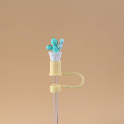 Κάλυμμα σκόνης βύσματος άχυρου σιλικόνης 7mm-8mm για ανοξείδωτο ατσάλι άχυρο γυαλί άχυρο Cartoon Dust Cap Straw Εργαλεία σφράγισης