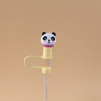 Κάλυμμα σκόνης βύσματος άχυρου σιλικόνης 7mm-8mm για ανοξείδωτο ατσάλι άχυρο γυαλί άχυρο Cartoon Dust Cap Straw Εργαλεία σφράγισης