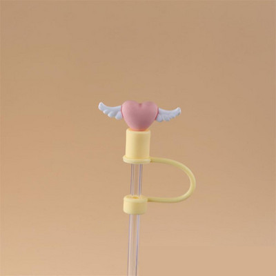 Κάλυμμα σκόνης βύσματος άχυρου σιλικόνης 7mm-8mm για ανοξείδωτο ατσάλι άχυρο γυαλί άχυρο Cartoon Dust Cap Straw Εργαλεία σφράγισης